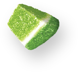 candy with sour apple flavor